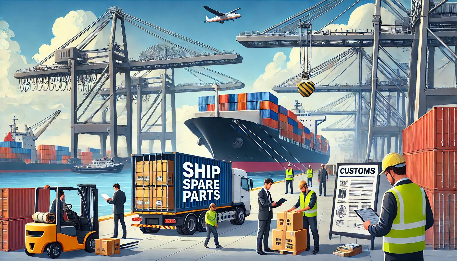 Livraison de Pièces Détachées pour Navires