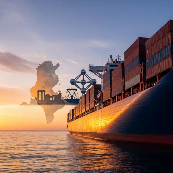 Nos Services de Transit entre la Tunisie et la Belgique