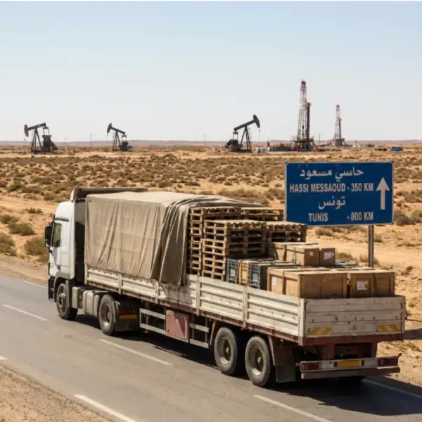 Processus-dimportation-vers-Hassi-Messaoud - Transit de marchandises entre Tunisie et Algérie